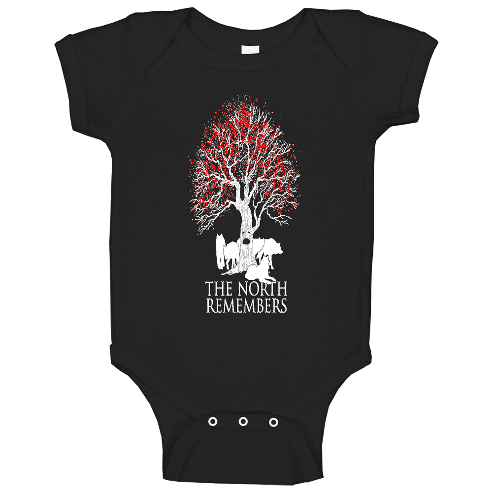 The North Remembers Jon Snow Game Of Thrones Cool Graphic romper Baby One Piece The North Remembers Jon Snow Game Of Thrones Cool Graphic romper Baby One Piece