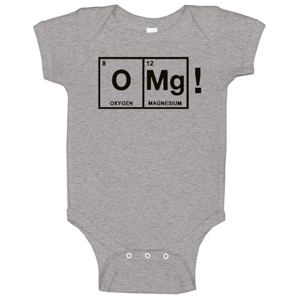 Omg Oxygen Magnesium Fun Izombie Popular Tv Show romper Baby One Piece