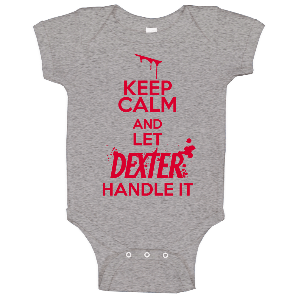 Dexter Keep Calm romper Baby One Piece Dexter Keep Calm romper Baby One Piece