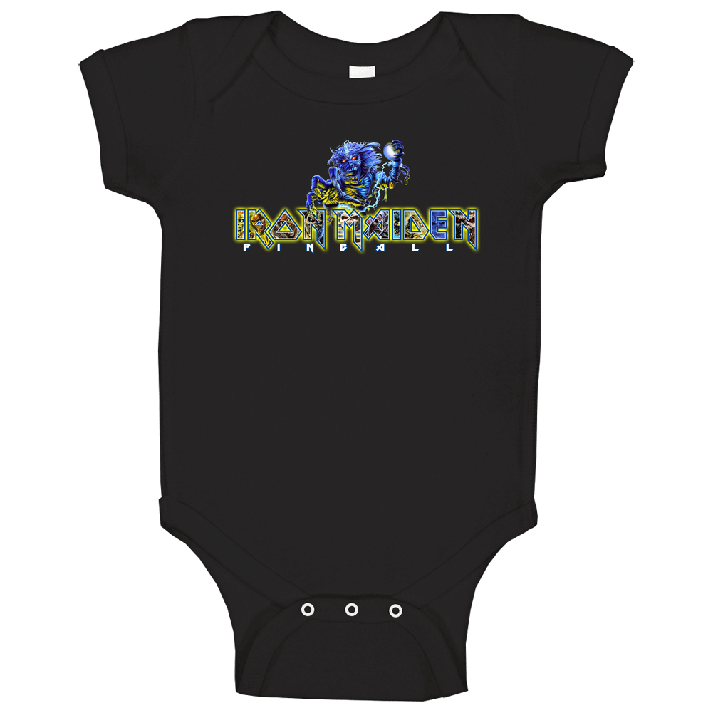 The Style Iron Maiden Pinball romper Baby One Piece The Style Iron Maiden Pinball romper Baby One Piece