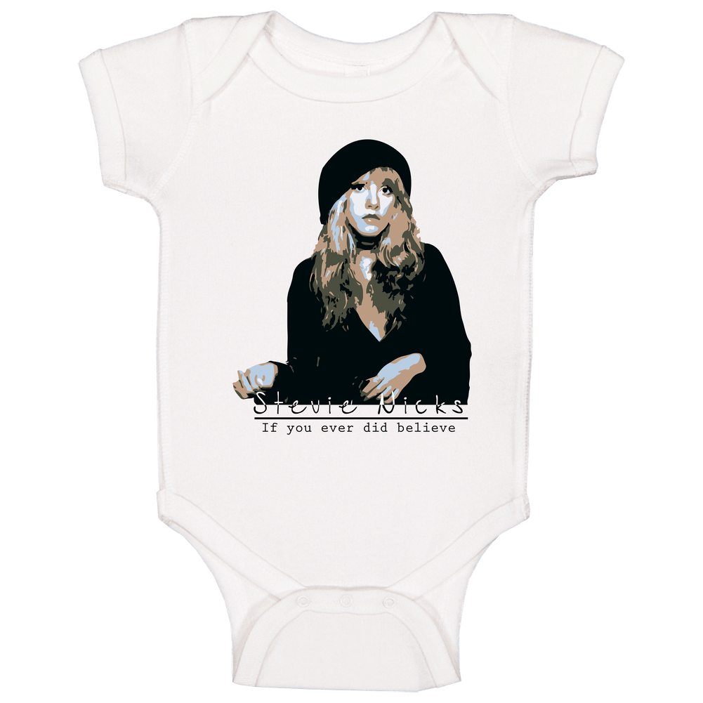 Stevie Nicks Punk Retro Concert Tee Rock Music Standard Xsm-6xl Tee romper Baby One Piece