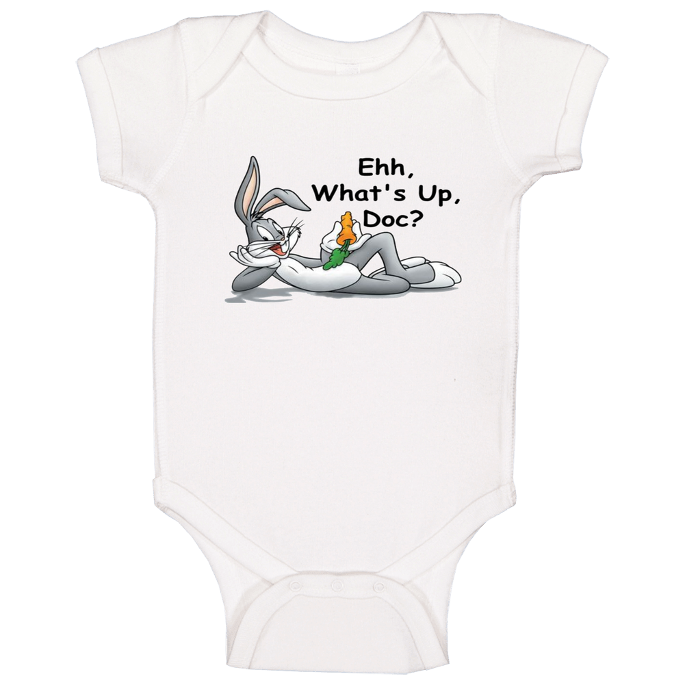 Bugs Bunny What's Up Doc romper Baby One Piece Bugs Bunny What's Up Doc romper Baby One Piece