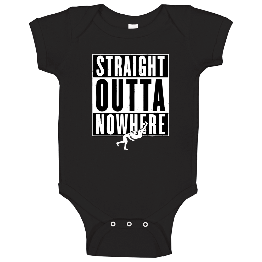 Straight Outta Nowhere Rko Randy Orton Funny romper Baby One Piece Straight Outta Nowhere Rko Randy Orton Funny romper Baby One Piece