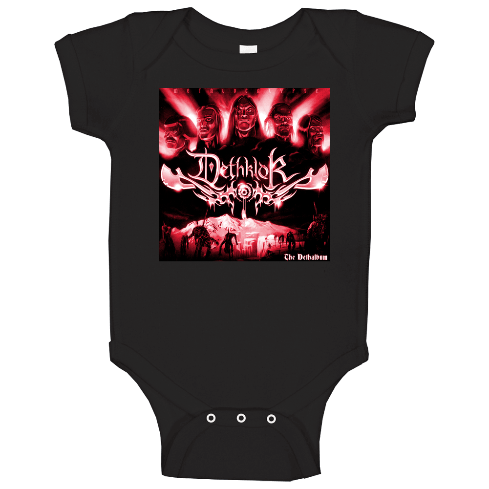 Dethklok The Deth Album romper Baby One Piece Dethklok The Deth Album romper Baby One Piece