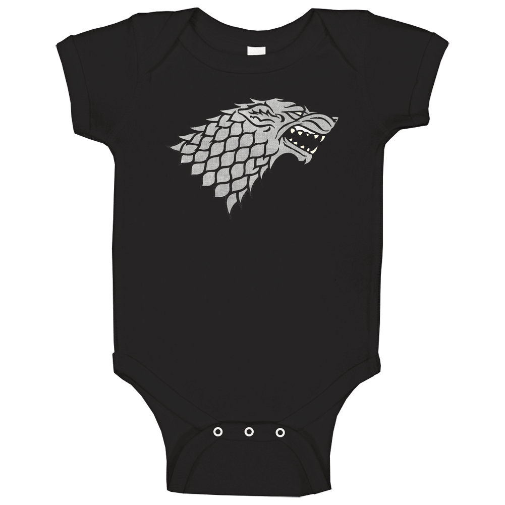 Tc Game Of Thrones - House Of Stark Sigil 010615a romper Baby One Piece