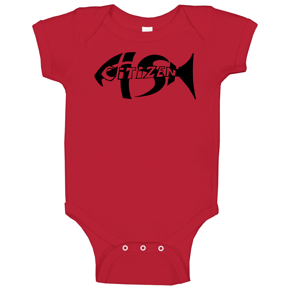 Citizen Fish Punk Rock Retro romper Baby One Piece Citizen Fish Punk Rock Retro romper Baby One Piece