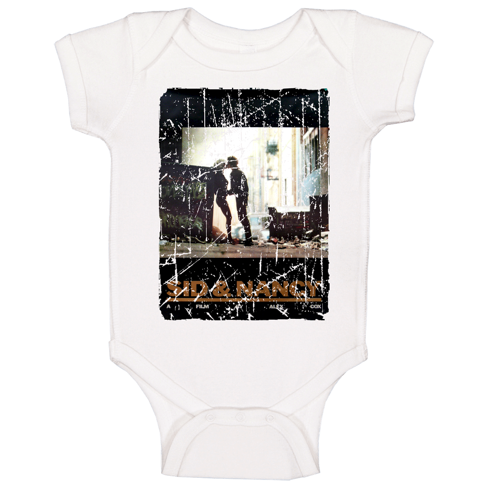 Sid And Nancy Movie Poster Retro Aged Look romper Baby One Piece Sid And Nancy Movie Poster Retro Aged Look romper Baby One Piece