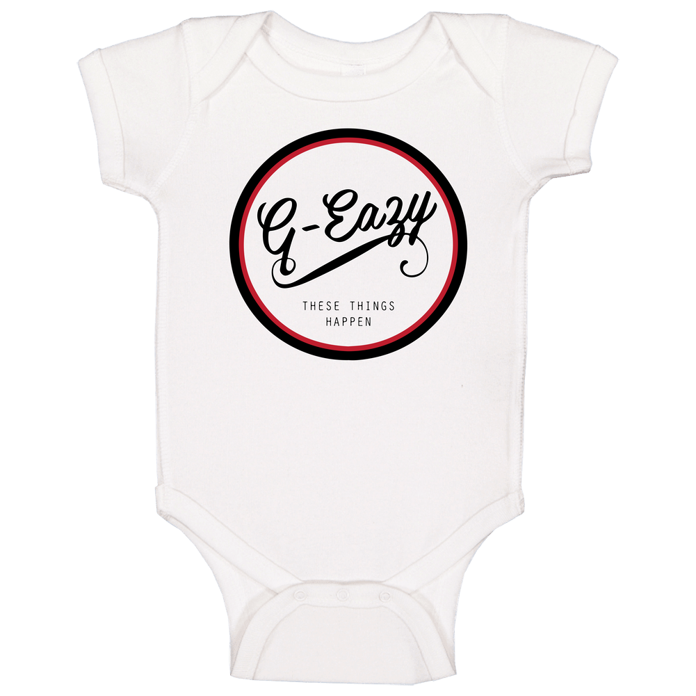 G Eazy T Shirt These Things Happen Xsm-6xl Rock & Roll Rap Tribute Tee romper Baby One Piece G Eazy T Shirt These Things Happen Xsm-6xl Rock & Roll Rap Tribute Tee romper Baby One Piece