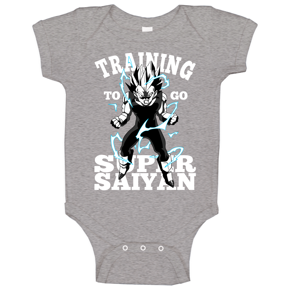 Training T G Sp Saiyan Vegeta Charcoal romper Baby One Piece Training T G Sp Saiyan Vegeta Charcoal romper Baby One Piece