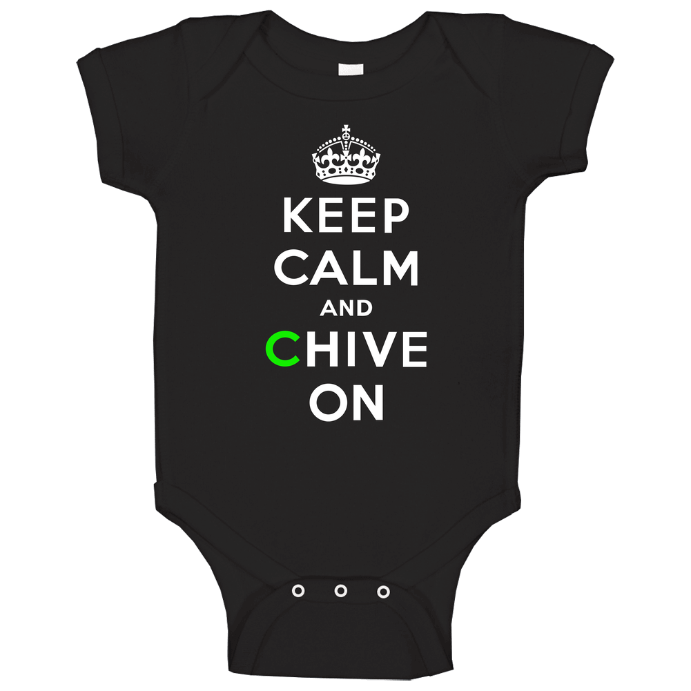 T-Shirt The Chive Keep Calm and Chive On KCCO Bill Murray Vintage Tee romper Baby One Piece