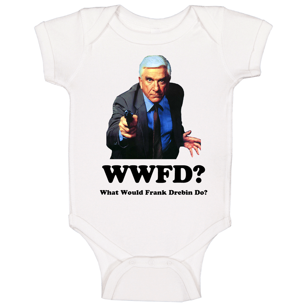 What Would Frank Drebin Do The Naked Gun romper Baby One Piece What Would Frank Drebin Do The Naked Gun romper Baby One Piece