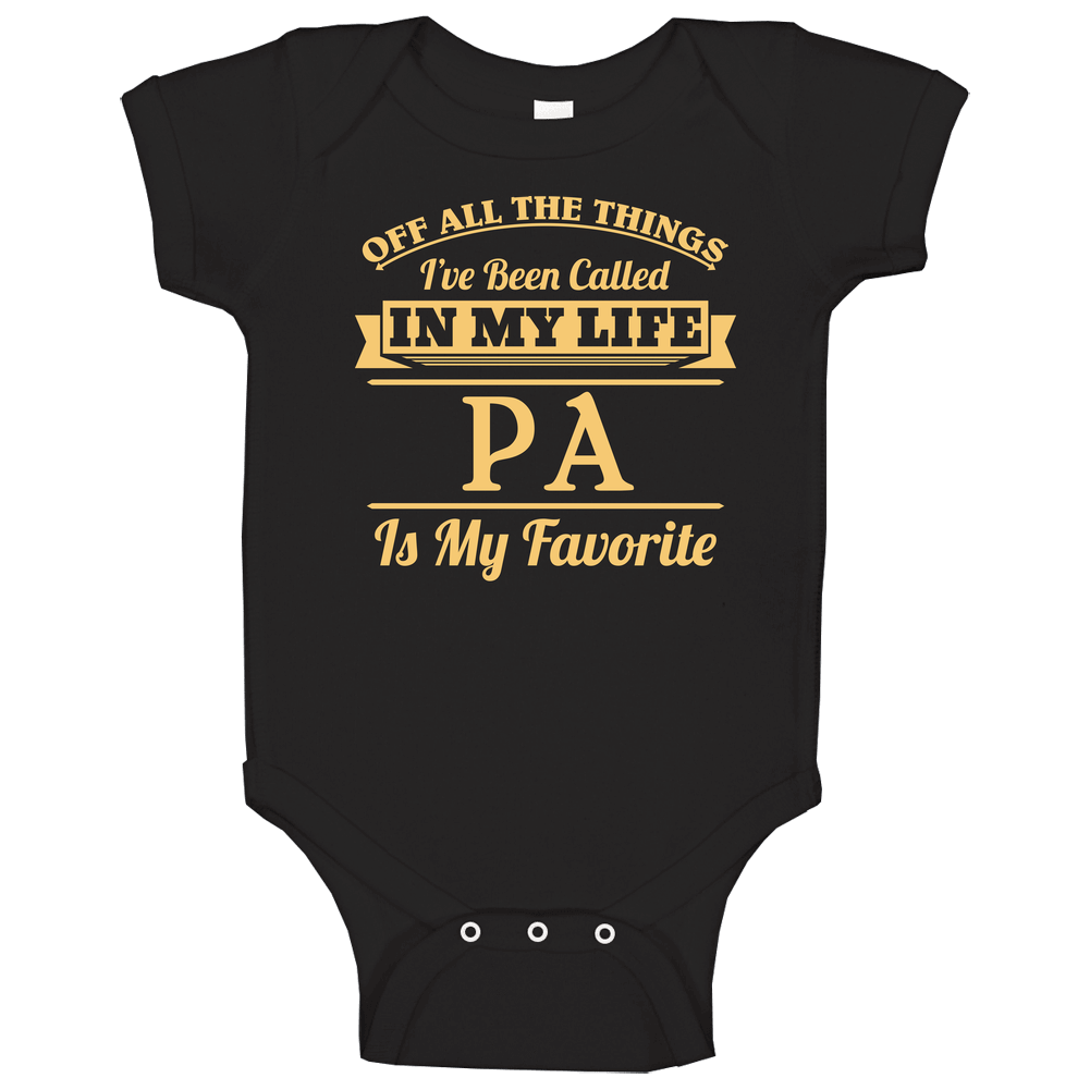 Being Called Pa Asturian Dad Is My Favorite Father's Day Gift romper Baby One Piece Being Called Pa Asturian Dad Is My Favorite Father's Day Gift romper Baby One Piece