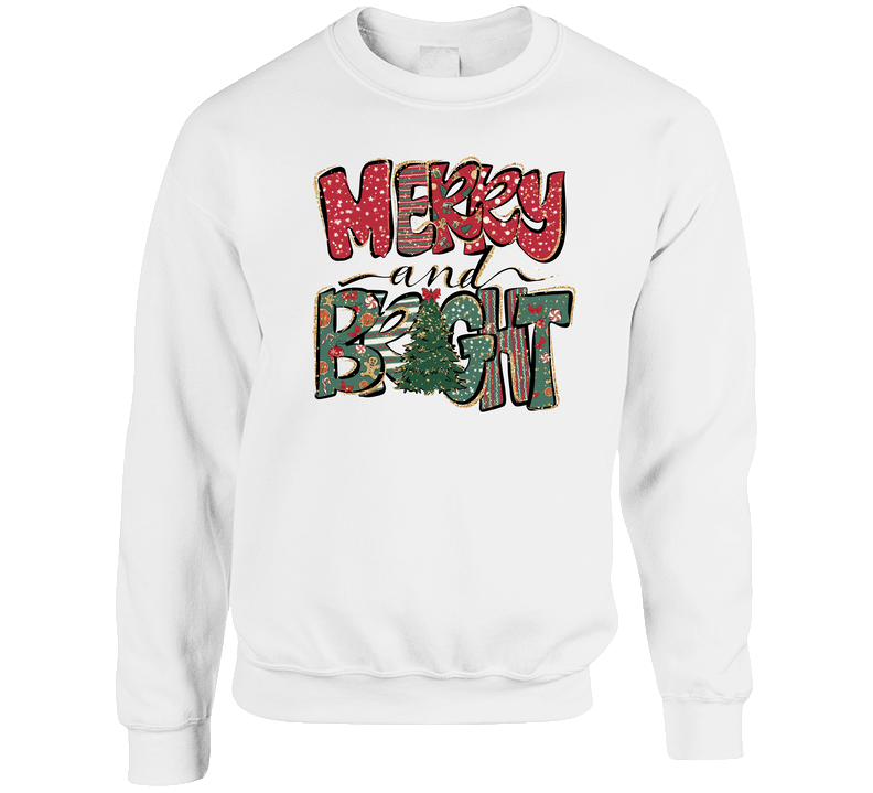 Merry & Bright Crewneck Sweatshirt