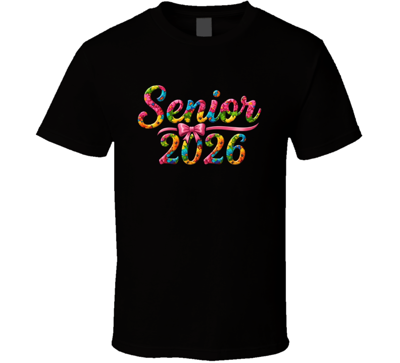 Senior 2026 Colorful T Shirt