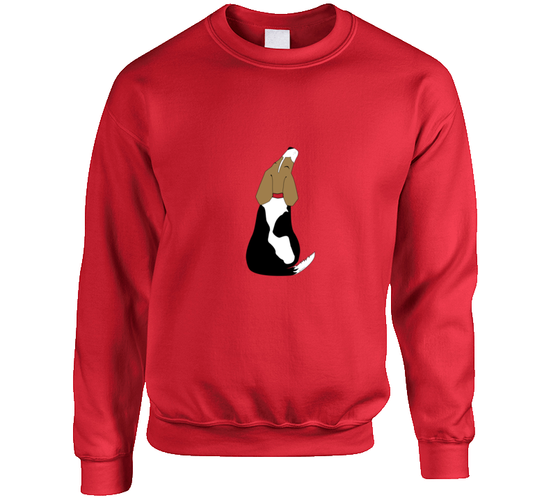Beagle, Crewneck Red 0713 Crewneck Sweatshirt Beagle, Crewneck Red 0713 Crewneck Sweatshirt