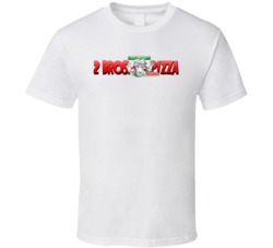 2 Bros Pizza Restaurant Foodie Tour Brand Logo Fan T Shirt 33717339