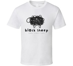 Black Sheep Pizza Pizza Restaurant Foodie Tour Brand Logo Fan T Shirt 33717374