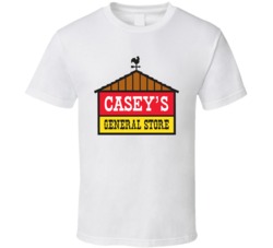Casey's Breakfast Pizza Restaurant Foodie Tour Brand Logo Fan T Shirt 33717386