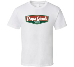 Papa Gino's Pizza Restaurant Foodie Tour Brand Logo Fan T Shirt 33717500