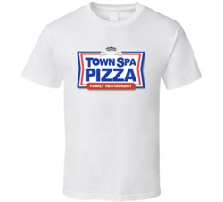 Town Spa Pizza Restaurant Foodie Tour Brand Logo Fan T Shirt 33717574