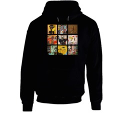 Jean Michel Basquiat Art Paintings Trendy Artsy Hoodie 36155885