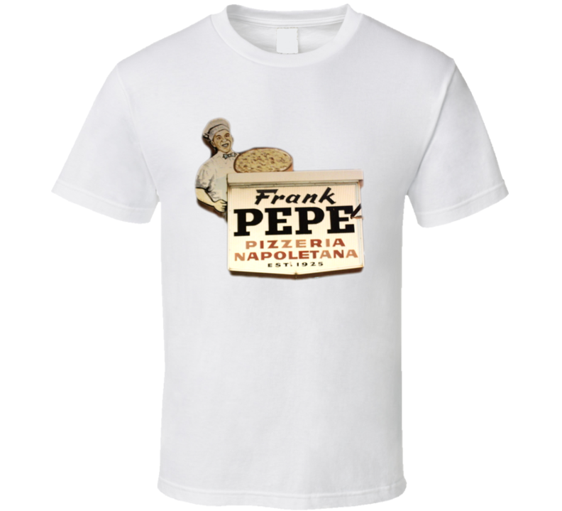 Frank Pepe's Restaurant Foodie Tour Brand Logo Fan T Shirt Frank Pepe's Restaurant Foodie Tour Brand Logo Fan T Shirt
