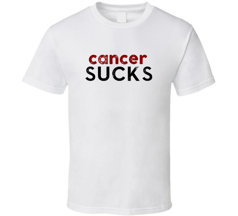 Cancer Sucks Cute Graphic Text Themed 2 Word Quote T Shirt Cancer Sucks Cute Graphic Text Themed 2 Word Quote T Shirt