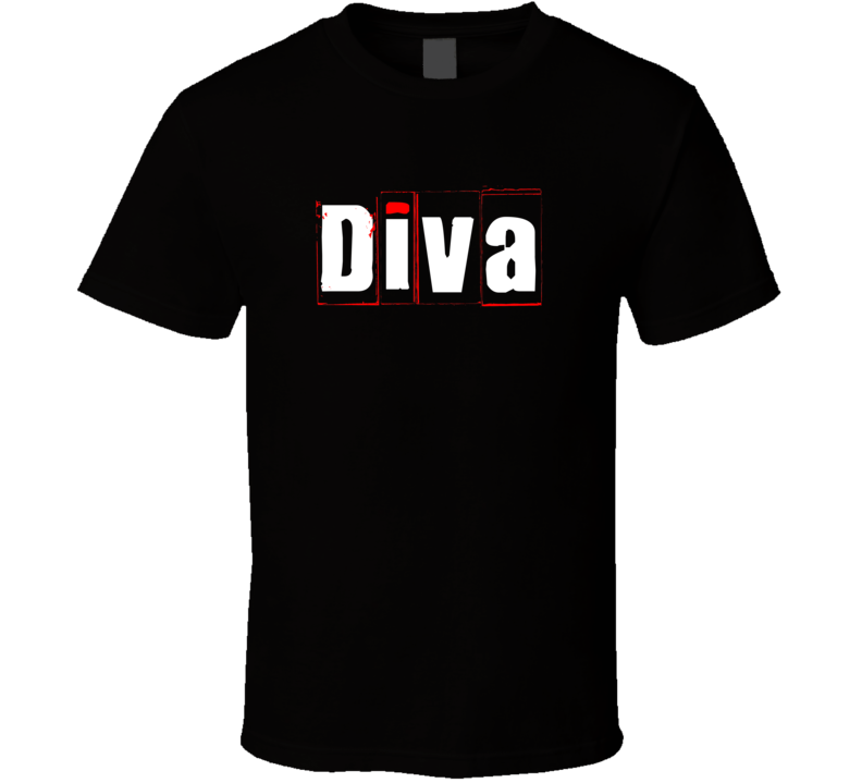 Diva Cool Graphic Text Trending Word Hashtag Slang T Shirt