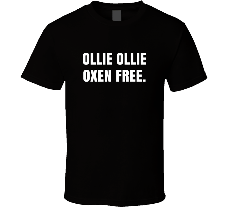 Ollie Ollie Oxen Free Macklemore Ryan Lewis Downtown Lyrics T Shirt Ollie Ollie Oxen Free Macklemore Ryan Lewis Downtown Lyrics T Shirt