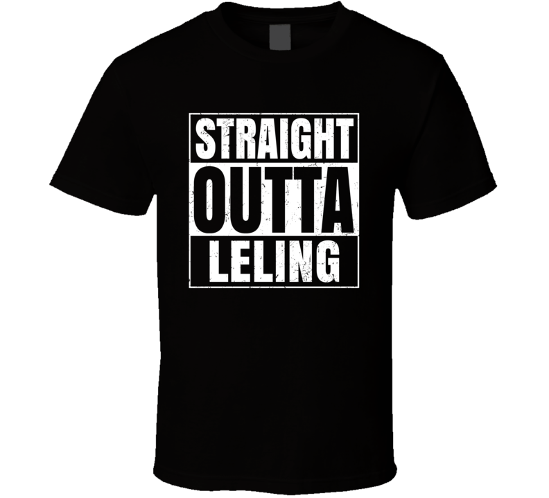 Straight Outta Leling China Compton Parody Grunge City T Shirt