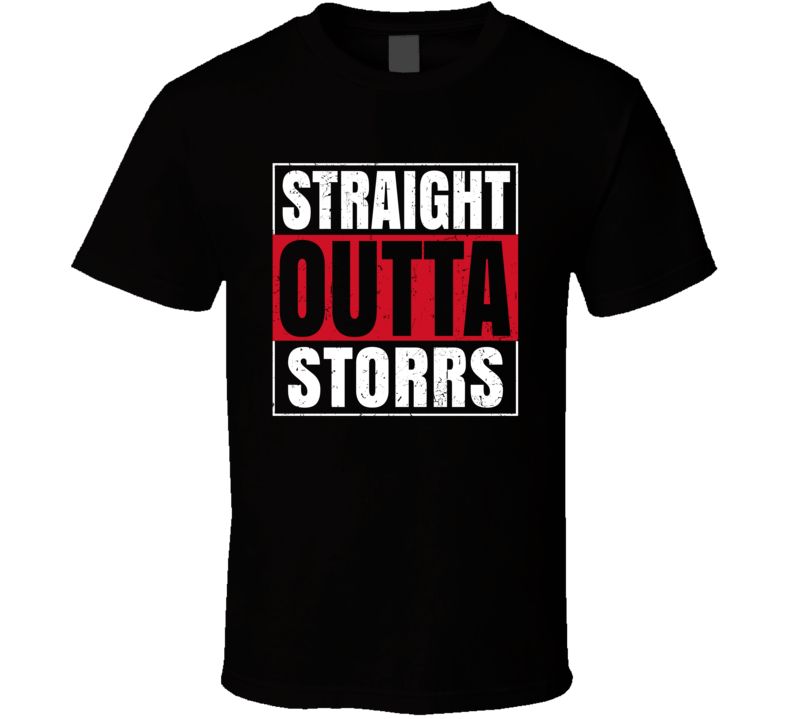 Straight Outta Storrs England City Grunge Parody T Shirt Straight Outta Storrs England City Grunge Parody T Shirt