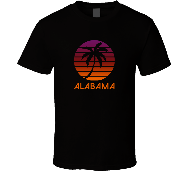 Alabama Fading Sunrise Glory Favorite City T Shirt