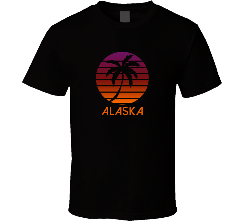 Alaska Fading Sunrise Glory Favorite City T Shirt