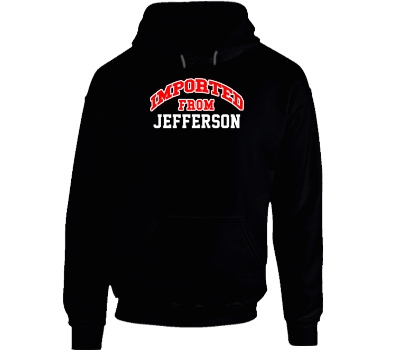 Jefferson New Hampshire Imported From Cool Funny City Hoodie