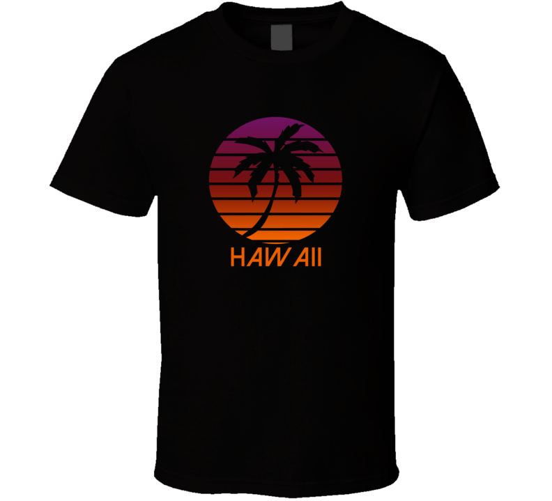 Hawaii Fading Sunrise Glory Favorite City T Shirt