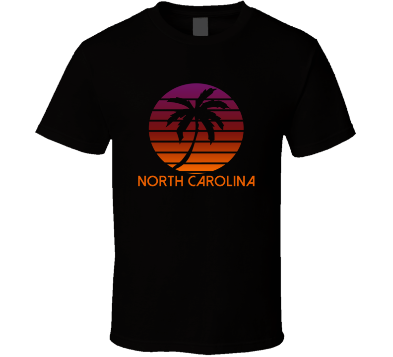 North Carolina Fading Sunrise Glory Favorite City T Shirt