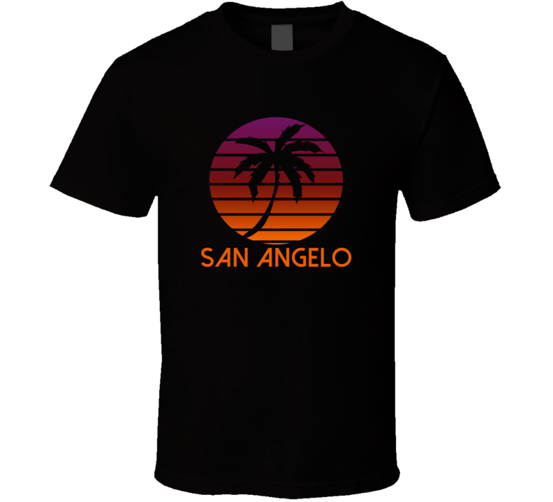 San Angelo Fading Sunrise Glory Favorite City T Shirt