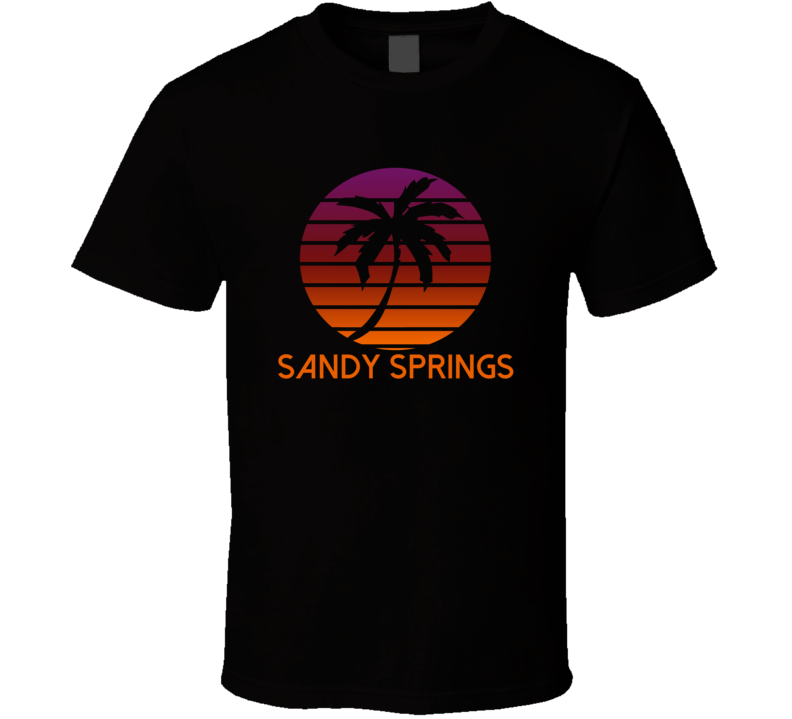 Sandy Springs Fading Sunrise Glory Favorite City T Shirt