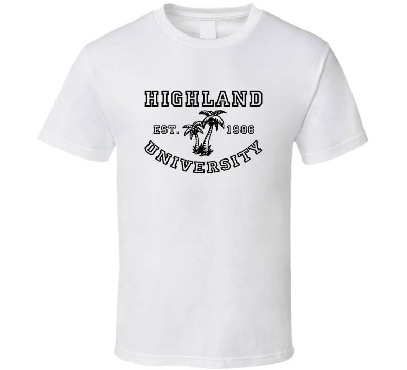 Highland University Est 1986 Parody Favorite City T Shirt Highland University Est 1986 Parody Favorite City T Shirt