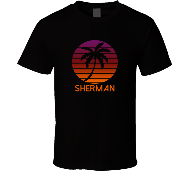 Sherman Fading Sunrise Glory Favorite City T Shirt