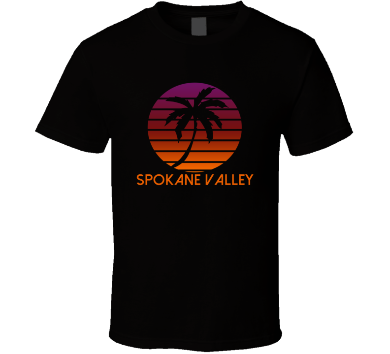 Spokane Valley Fading Sunrise Glory Favorite City T Shirt
