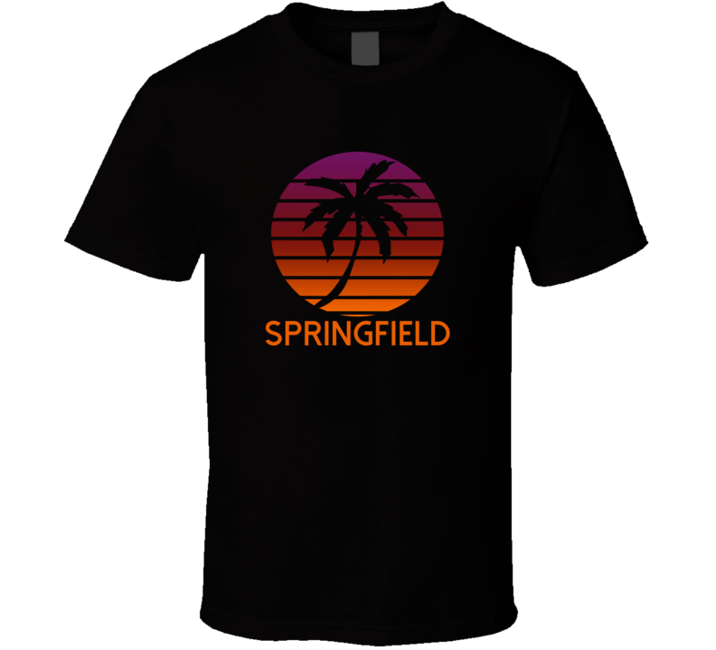 Springfield Fading Sunrise Glory Favorite City T Shirt Springfield Fading Sunrise Glory Favorite City T Shirt