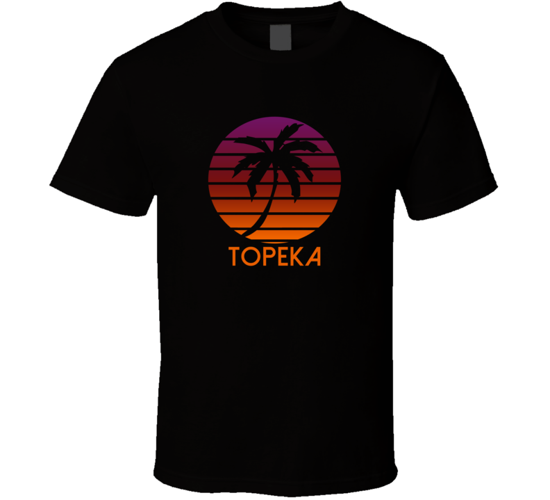 Topeka Fading Sunrise Glory Favorite City T Shirt