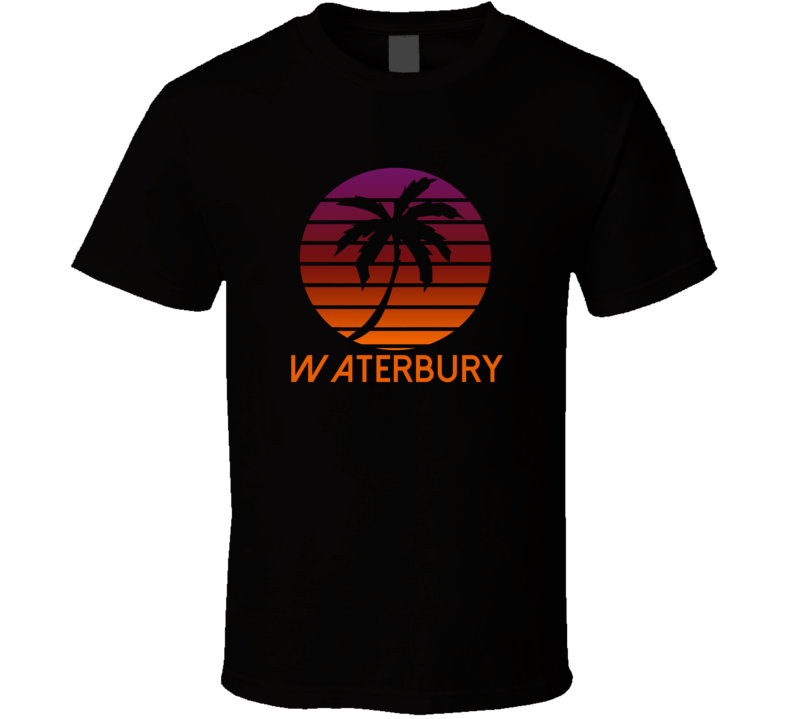 Waterbury Fading Sunrise Glory Favorite City T Shirt