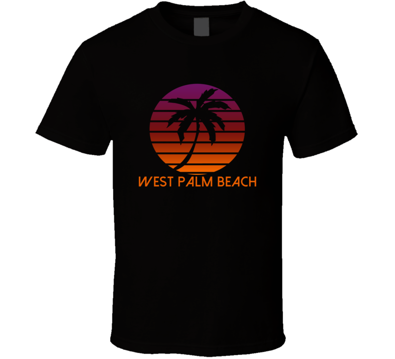 West Palm Beach Fading Sunrise Glory Favorite City T Shirt West Palm Beach Fading Sunrise Glory Favorite City T Shirt