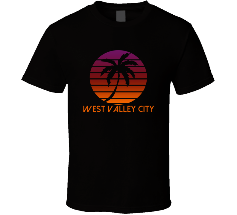 West Valley City Fading Sunrise Glory Favorite City T Shirt