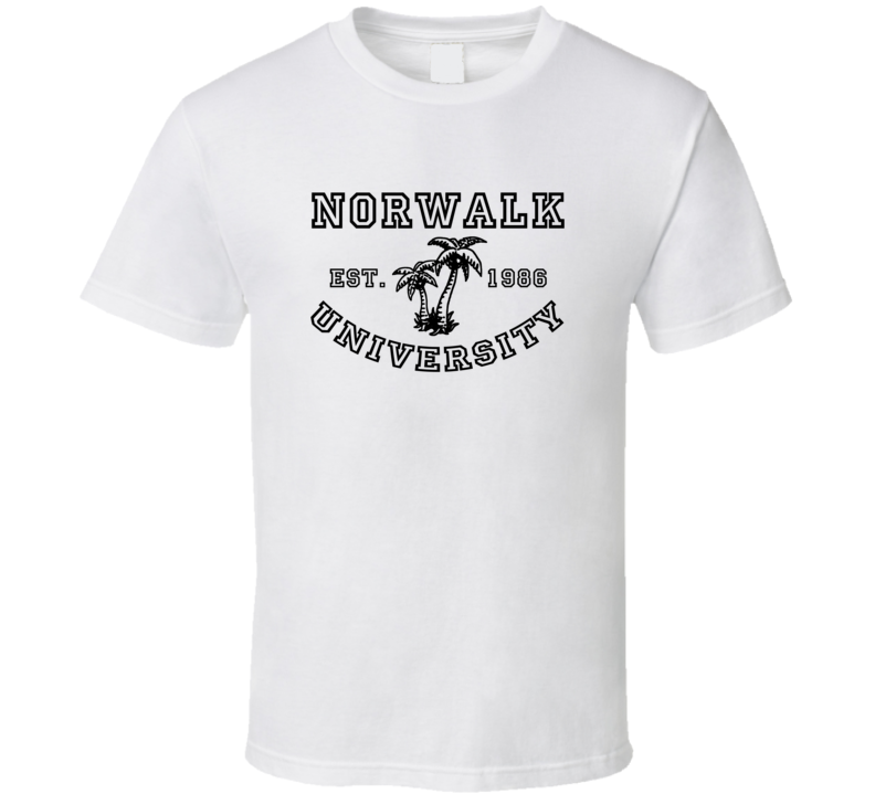 Norwalk University Est 1986 Parody Favorite City T Shirt Norwalk University Est 1986 Parody Favorite City T Shirt