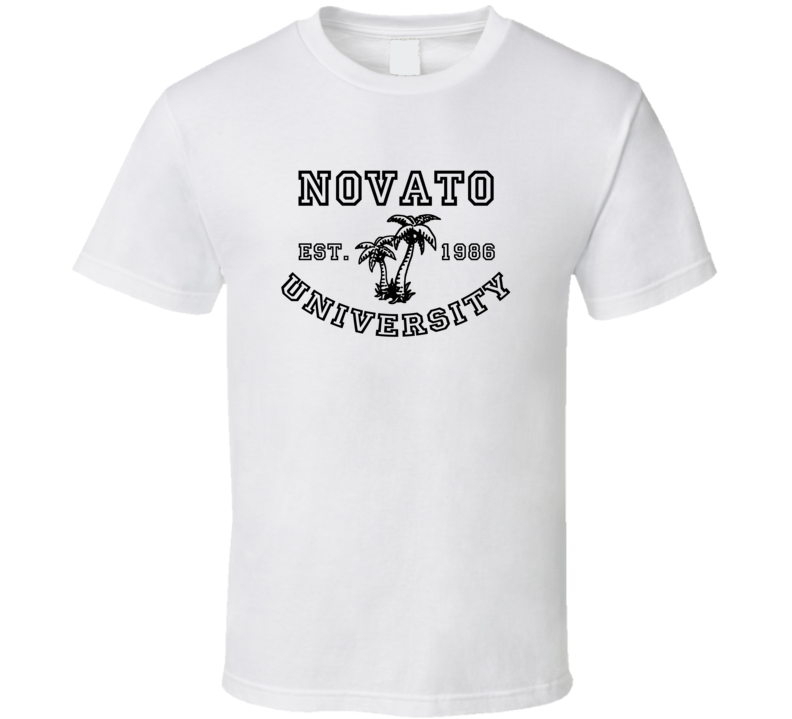 Novato University Est 1986 Parody Favorite City T Shirt Novato University Est 1986 Parody Favorite City T Shirt