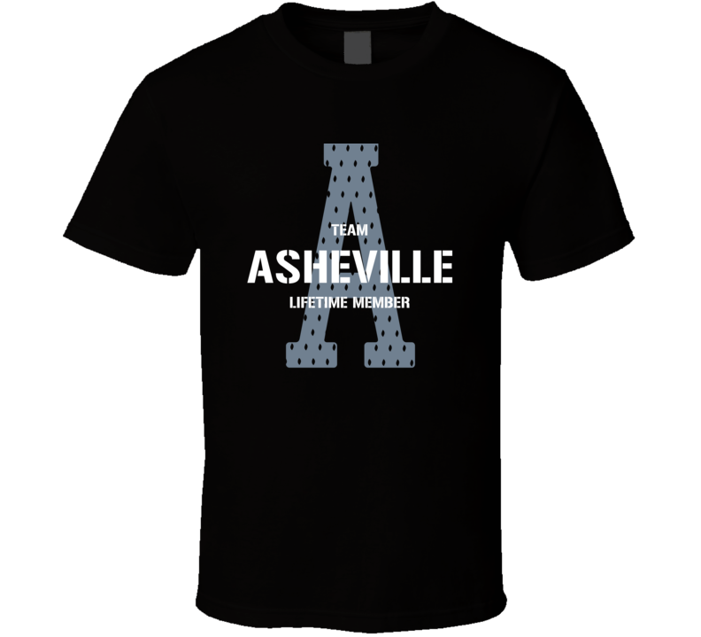 Asheville Team Lifetime Member Favorite City T Shirt