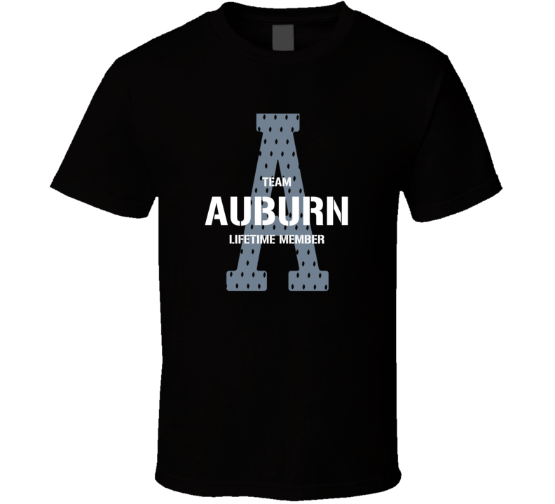 Auburn Team Lifetime Member Favorite City T Shirt